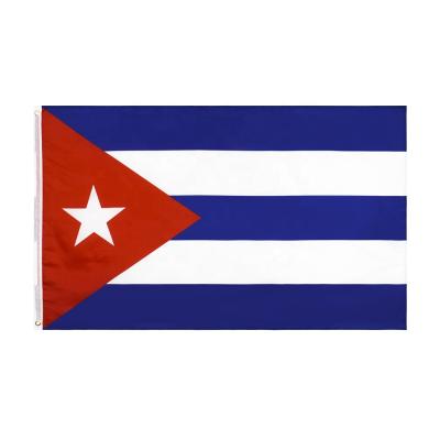 China Hot OEM Wholesale Cuba National Flag 3x5 FT 150X90CM Flag Banner for sale