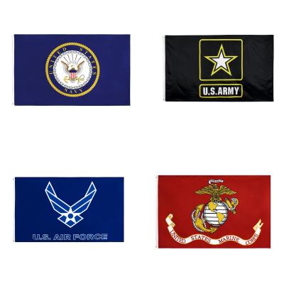 China OEM Wholesale 3x5ft Polyester 3x5ft Us Navy Usmc US Army Military Flag 100% Stock for sale