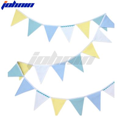 China Whoselling Price Screen Printed Twine Bunting Party Hanging Flags for sale