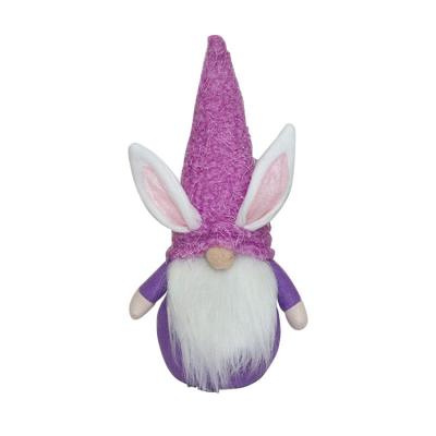 China Ornaments 2022 PVC Elf Stuffed Rabbit Doll Household Soft Faceless Dwarfs Easter Bunny Bunny Gnomes Decoration Doll Handmade for sale