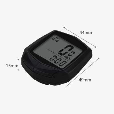 China Waterproof +backlight New Big Wired Display GPS Digital Tachometer Wireless Bicycle Computer Free Shipping for sale