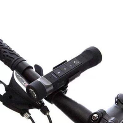 China ABS 400 Lumens Free Shipping Headlight With Bluetooth Speaker Music Front Cycle Light Mode for sale