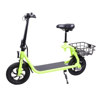 China CE unisex top sale adult scooters 2 wheels e electric bike with basket for adult for sale