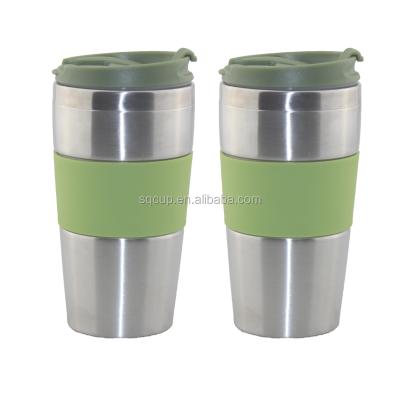 China Sustainable Stainless Steel Mug With Silicone Stainless Steel Tumbler Stainless Steel Coffee Mug for sale