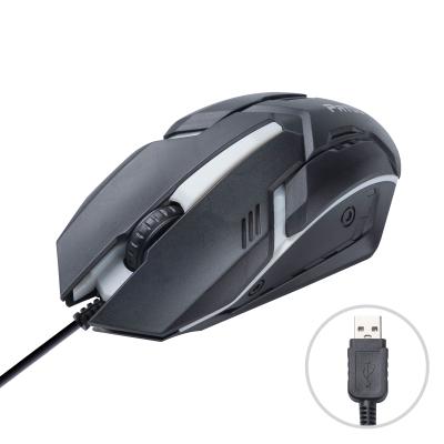 China Desktop USB 2.0 Wired Optical Mouse Home Office Business Notebook Desktop Computer Flat Gaming Mouse for sale