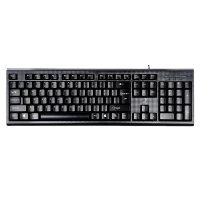 China New Design Ambidextrous Good Quality Keyboard Universal USB Computer Desk Keyboard for sale