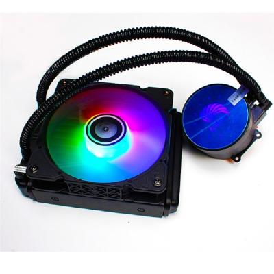 China PC Cooler and Water Cooled PC Cooler 120mm Fan Computer Case RGB Heatsink by Adjustable Cpu Cooler Cooling Water for sale