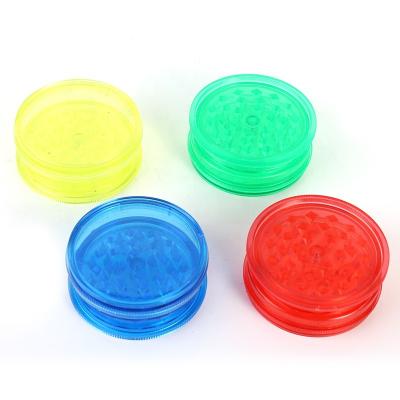 China Custom Logo Stocked 40mm 2 Layers Plastic Grinder for sale