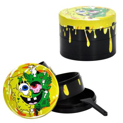 China 63mm Stocked 4 Layers Metal Grinder Tobacco With Custom Logo Accept for sale