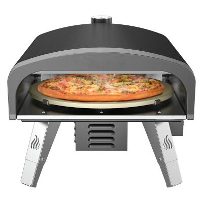 China Easily Assembled Steel With High Temperature Powder Coating Electric Automatic Outdoor Garden Pizza Oven Gas Motor Electric Pizza Oven for sale