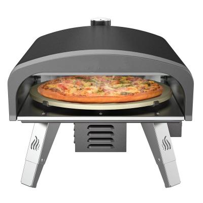 China Sustainable Indoor Outdoor Portable Gas Pizza Oven Steel With High Temperature Powder Coating for sale