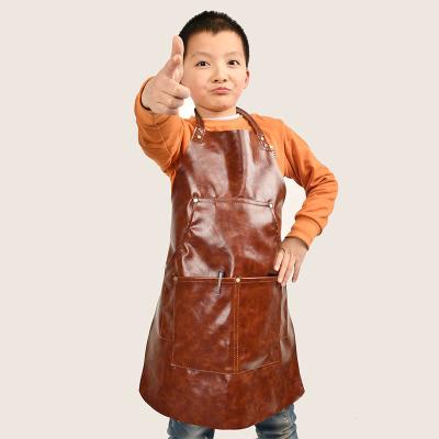 China Oil Painting Leather apron, personality, creativity, fashion, children, teacher, painting studio, apron, heat transfer printing for sale