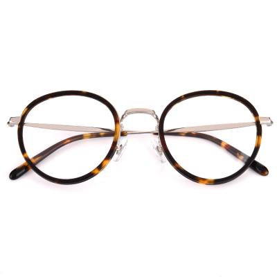 China Japanese high quality fashion acetate reading glass eyewear round frame retro reading glass for sale