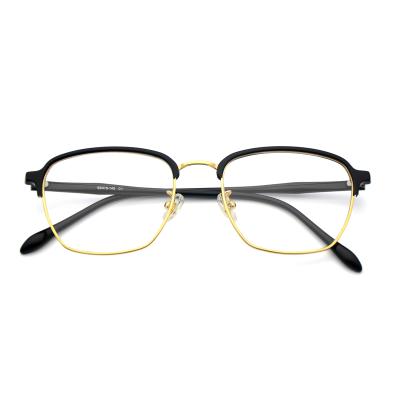 China Optical Glasses For Myopia Glasses China Custom Gold Frames Clear Glass Eye Glasses Optical Frame Manufacturer for sale