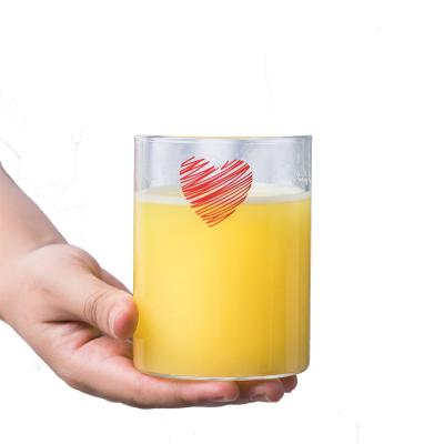 China Creative Japanese Vintage Milk Cup Beverage Drinks Fruit Juice Glass Cup For Breakfast for sale