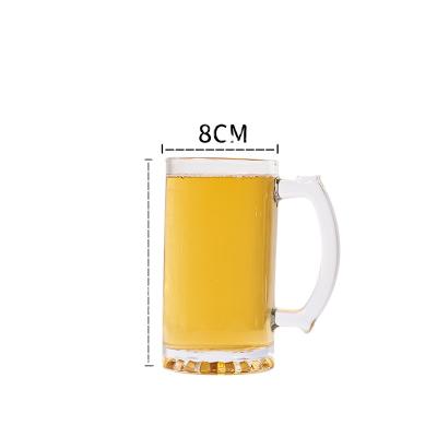 China New classic/postmodern draft beers mug makers selling craft beer bar personality glass mug custom LOGO for sale