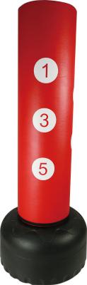 China Release Pressure Boxing Punching Bag Stand Free Standing Red Speed Adjustable for sale