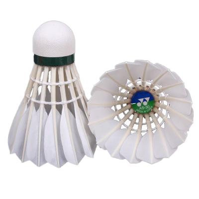 China 12pcs Duck Feather Shuttlecock Badminton Goose-Veershuttle die rechtstreeks vliegen Te koop