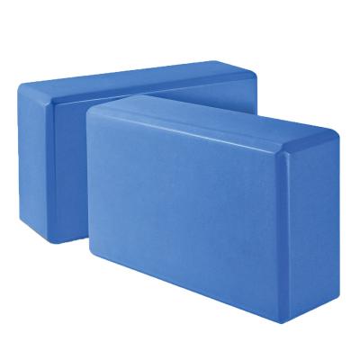 Chine Thérapie bleue non toxique d'arachide de silicone de bloc de yoga vibrant Eva Foam 9in à vendre