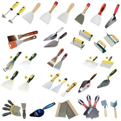 China Carbon Steel Trowel Building Tools Plastering Trowels Corner Mason Trowel for sale