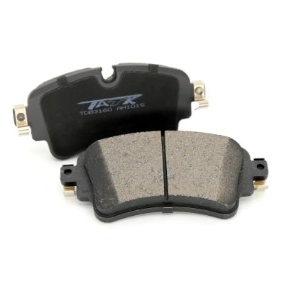 China For AUDI A4 2005-2019 TATK For AUDI A4 2005-2019 Auto Rear No Noise Metal Semi Disc Brake Pads 8W0698451G 3160 D1898 for sale