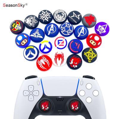 China XIXUN Silicone Controller Thumb Grips For PS5 Controller Thumb Stick Caps for sale