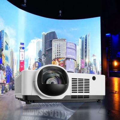 China Large Immersive Projection 6000 Lumen LCD Short Throw Projector With 30000 Hours Laser Ultra Long Lifespan for sale