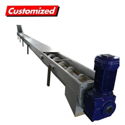 China Initial Payment Stainless Steel Screw Auger Conveyor for OEM Custom Sludge Dehydration for sale