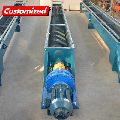 China OEM Custom Industrial Cement Carbon Steel Auger Conveyor for Ash Coal Soil and Aggregate for sale