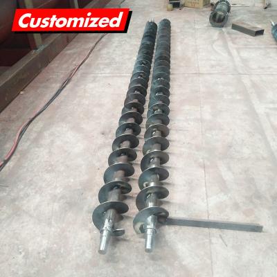 China ODM/OEM Custom Continuous Screw Flight Auger Schroefonderdelen van roestvrij staal Spiraalblaad vervoerband Te koop