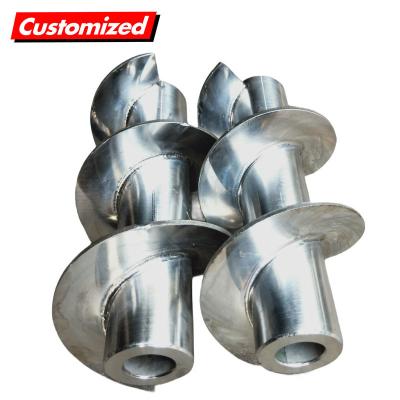 China Customizable Stainless Auger Screw Meat Grinder Flex Screw Auger for sale