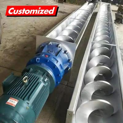 China Customized Spiral Helix Auger Conveyor System for Flexible Material Handling Solutions for sale