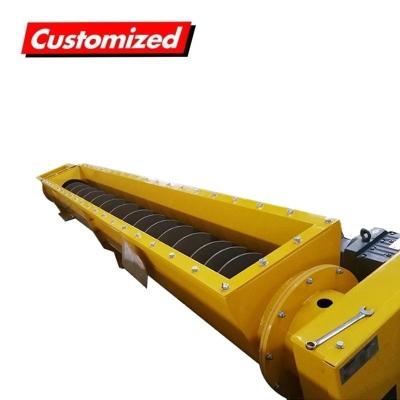 China Customized Transmission System Feeding Spiral Conveyor for Oil Waste Sludge Conveying for sale