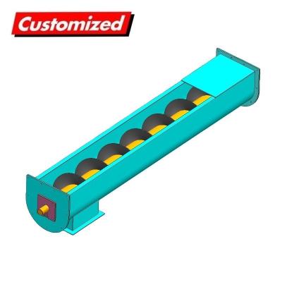 China Heat Resistant Spiral Screw Conveyor Customized High Temperature Screw Conveyor for sale