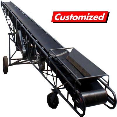 China Flexible Movable Belt Conveyor Machine OEM Custom with Adjustable Height Belt for sale