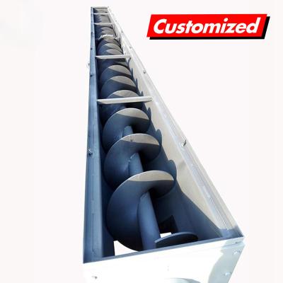 China Stainless Steel Customizable Flexible Spiral Conveyor For OEM Drilling Mud Transport for sale