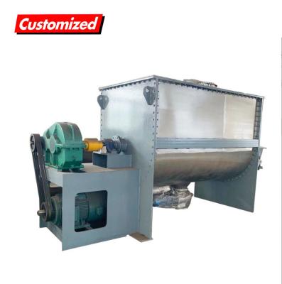 China 300Kg SUS304 Food Pharmacy Horizontal Ribbon Mixer Chemical Applications Powder Mixing Machine for sale