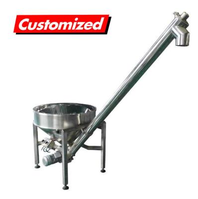 China Initial Payment Food Grade Stainless Steel Maize Corn Grain Coffee Wheat Auger Feeder for sale