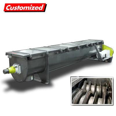 China OEM Custom Thermal Processing Heater Screw Drying Auger Hollow Flight Heating Screw Conveyor for sale