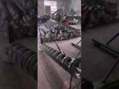 Shaftless Auger Screw Conveyor In Manufacturing Plant