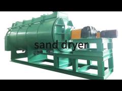 Screw Conveyor Conveying Sand Dryer Heating Large Output Cylindrical Drying Equipment