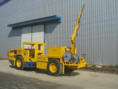 China Hydraulic crane Underground Mining Utility Vehicles rock breaking machine 12,525kg for sale