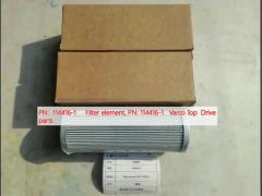 PN:  114416-1     Filter element, PN: 114416-1   Varco Top  Drive parts