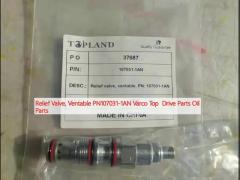 Relief Valve, Ventable PN107031-1AN Varco Top  Drive Parts Oil Parts