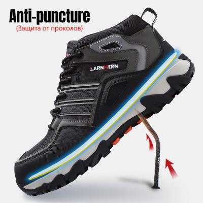 China Outdoor Special Toe LARNMERN Work Shoes OEM ODM Steel Toe Safety Shoes Winter Warm Snow Fur Reflective Stripe Steel Ankle Boots for sale