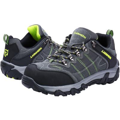 China LARNMERN OEM ODM Steel Toe Safety Shoes For Men Anti-Puncture Midsole Steel Work Sneakers Outdoor Toe Safety Shoes for sale