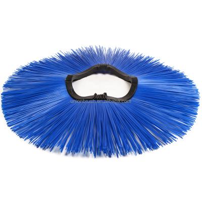 China For Sweepers Wholesale Plastic Straight Poly Section Wafer Convoluted Brush for sale