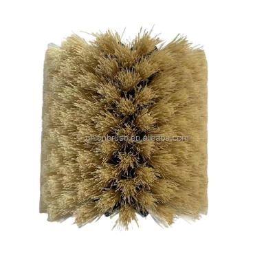 China Polishing / Cleaning China Customized Tampico Roller Brush For Wood Sanding Machine Sisal Roller Brush for sale