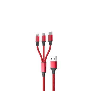 China Aluminum Low Price Guaranteed Quality 3 In 1 Usb Data Cable Charger Packaging for sale