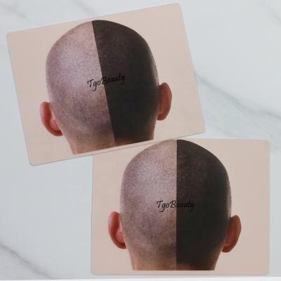 China Man SMP Micropigmentation Practice Factory Price Rear Scalp Micropigmentation Practice Skin Silicone SMP Scalp Tattoo Skin for Man Bald Micropigmentation Training for sale